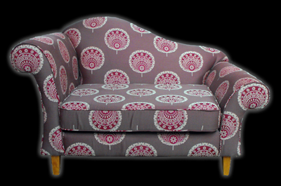 Patterned Chaise